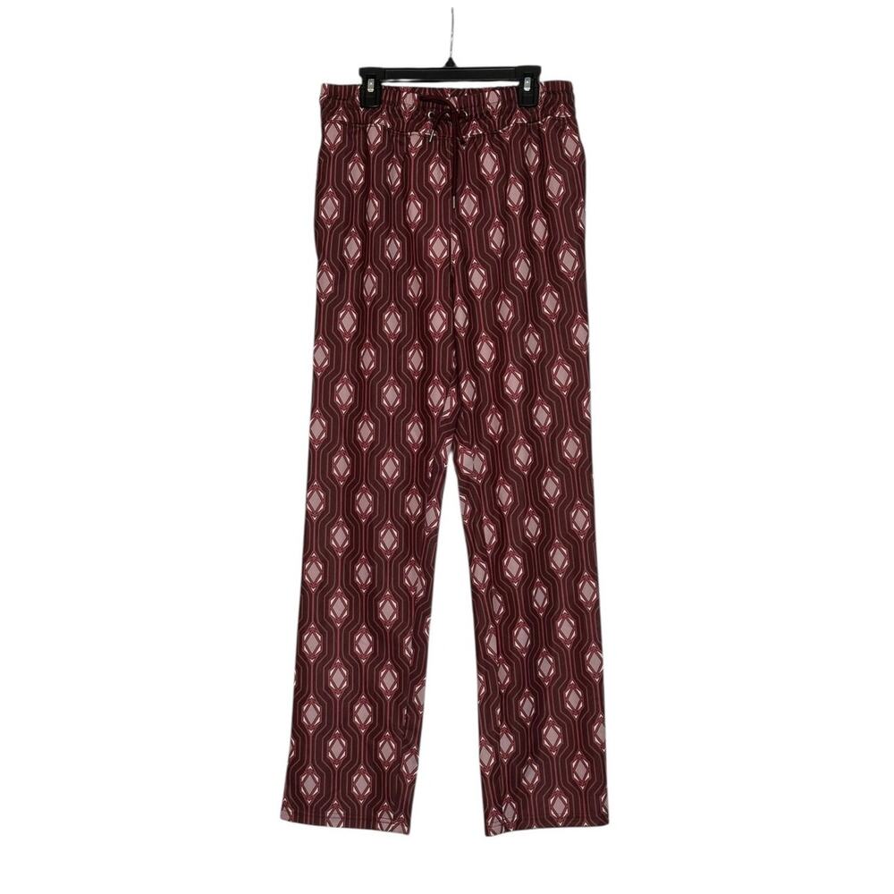 INC International Concepts Men's Port Red Geometric Print Pants size XS